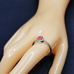 Quartz Ring Red Size  11 Ring Bomb Party